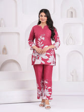 Maluka Women Cotton Printed Top Pant Co-ord Set