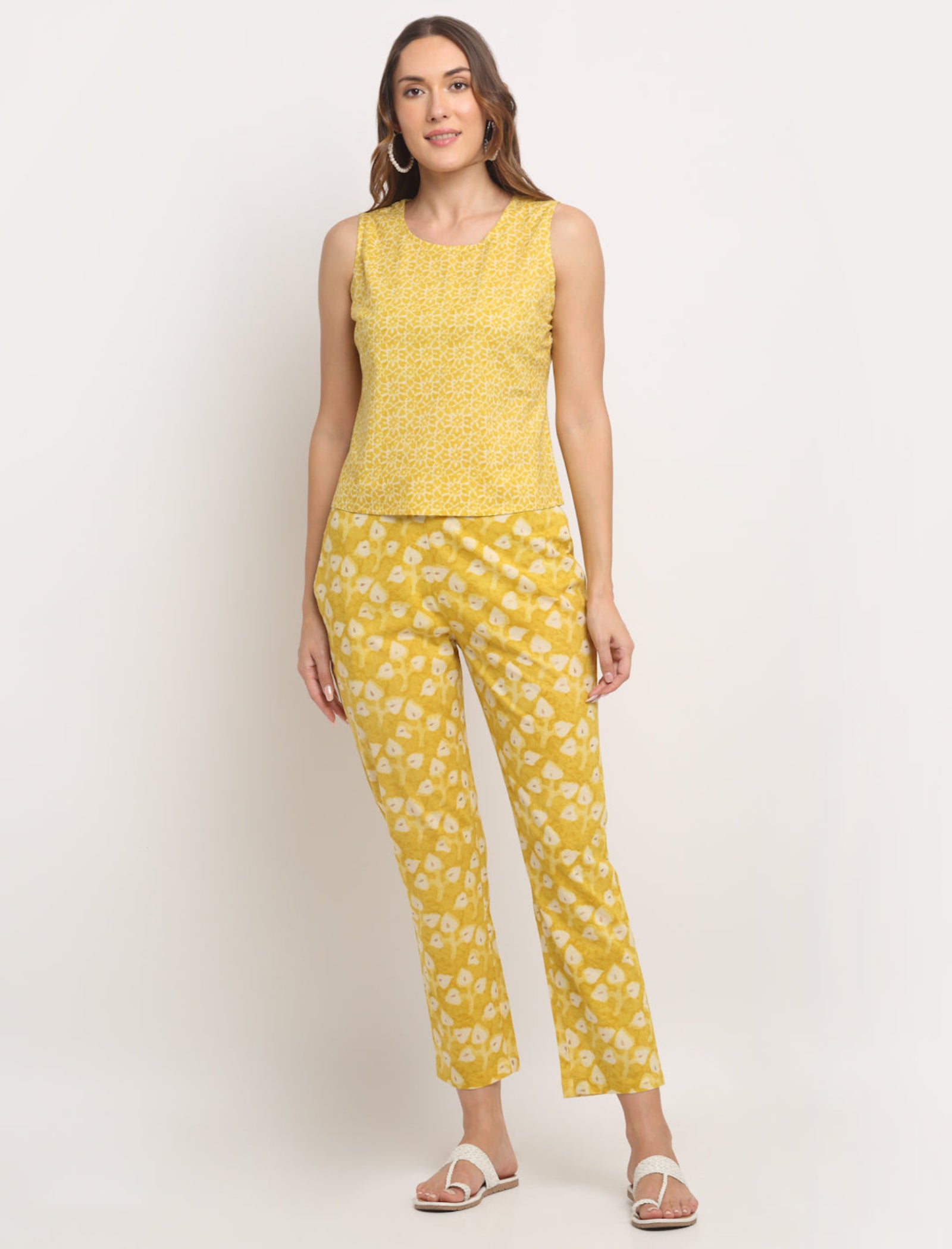 Maluka Women Cotton Floral Printed Co-Ord Set