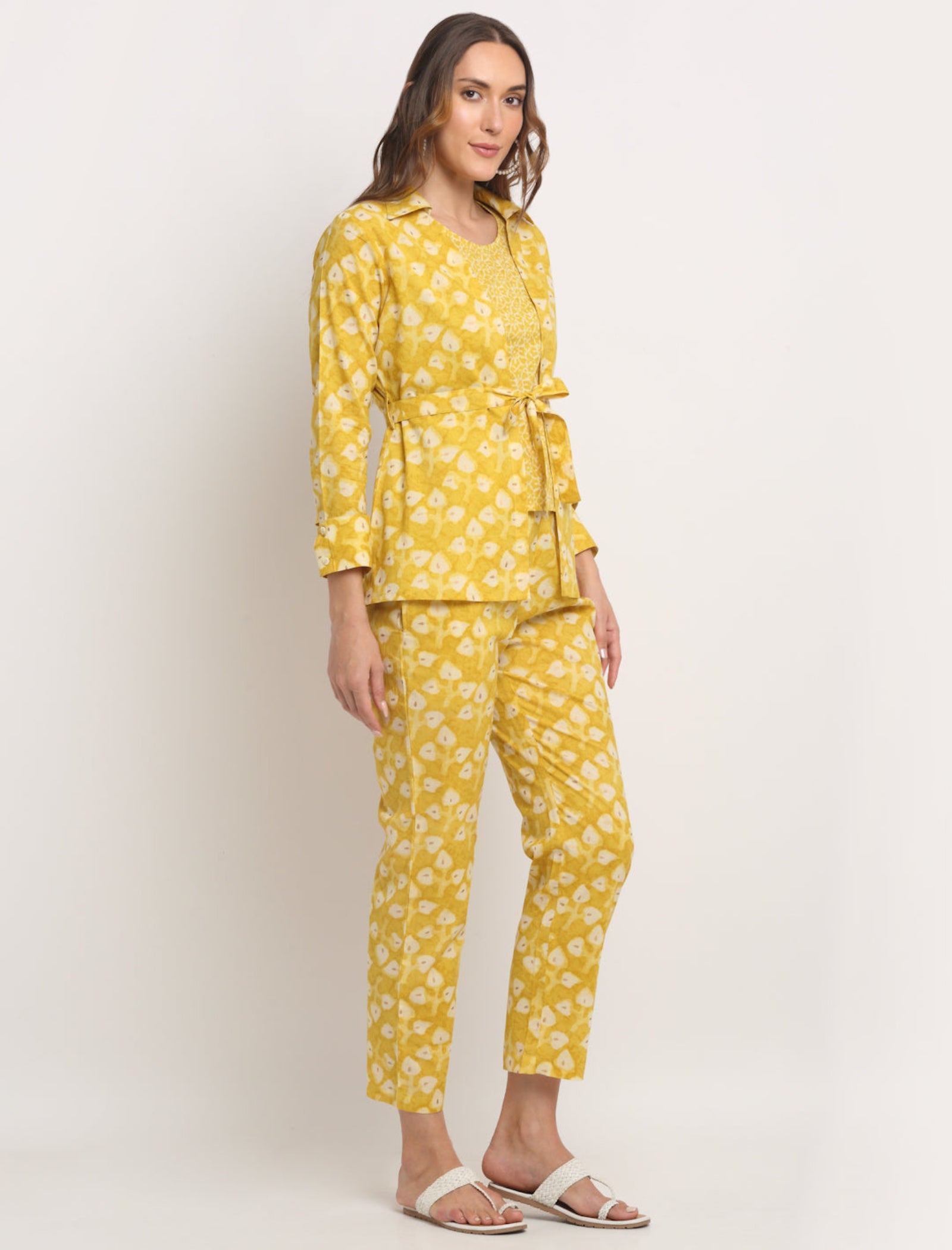 Maluka Women Cotton Floral Printed Co-Ord Set