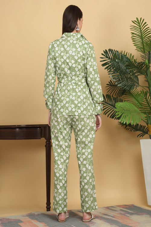 Maluka Women Cotton Floral Printed Co-Ord Set