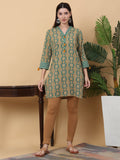Maluka Women Cotton Katta Printed Tunic