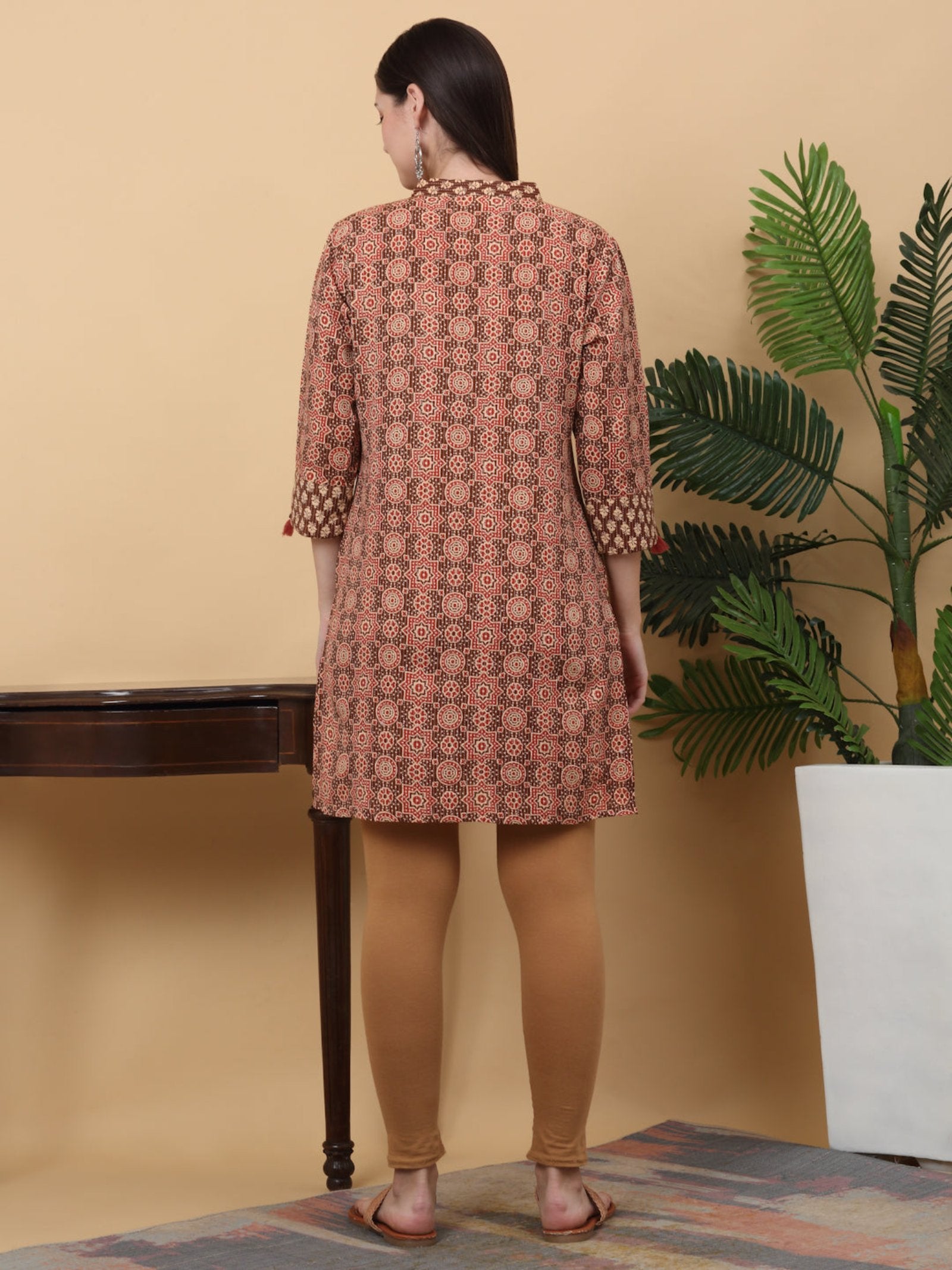 Maluka Women Cotton Katta Printed Tunic