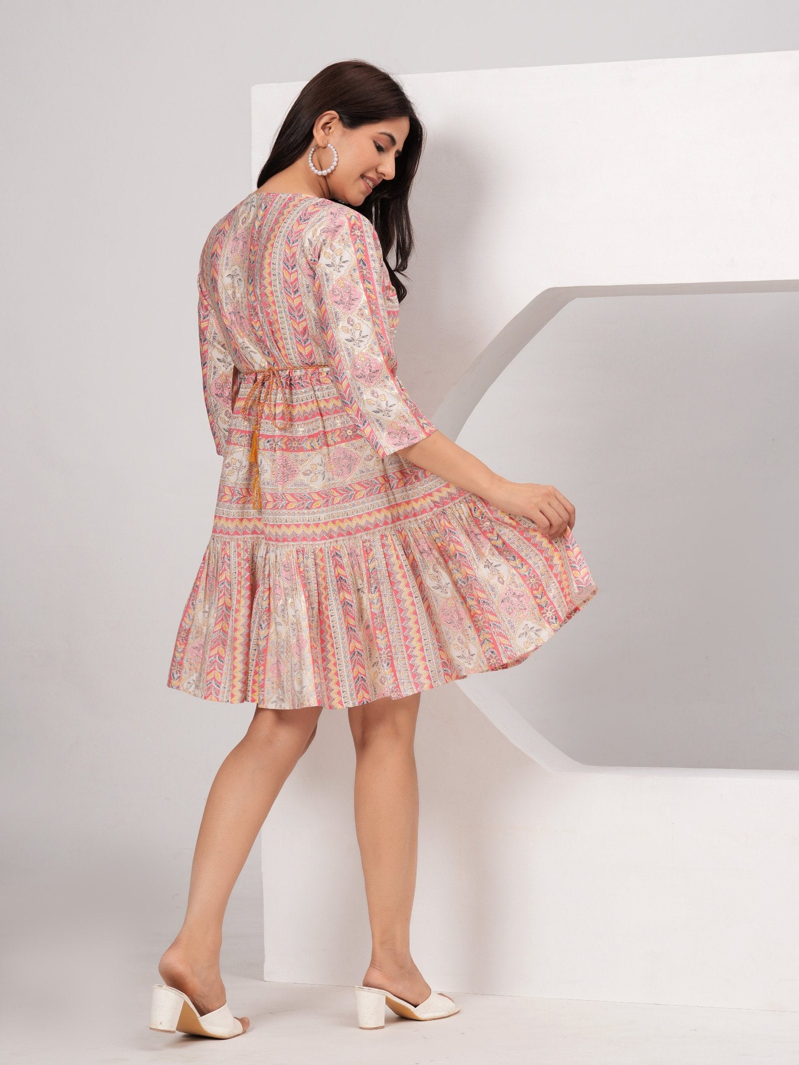 Maluka Women Cotton Foil Printed Tunic