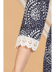 Maluka Women Rayon Printed A-Line Kurta