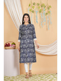 Maluka Women Rayon Printed A-Line Kurta