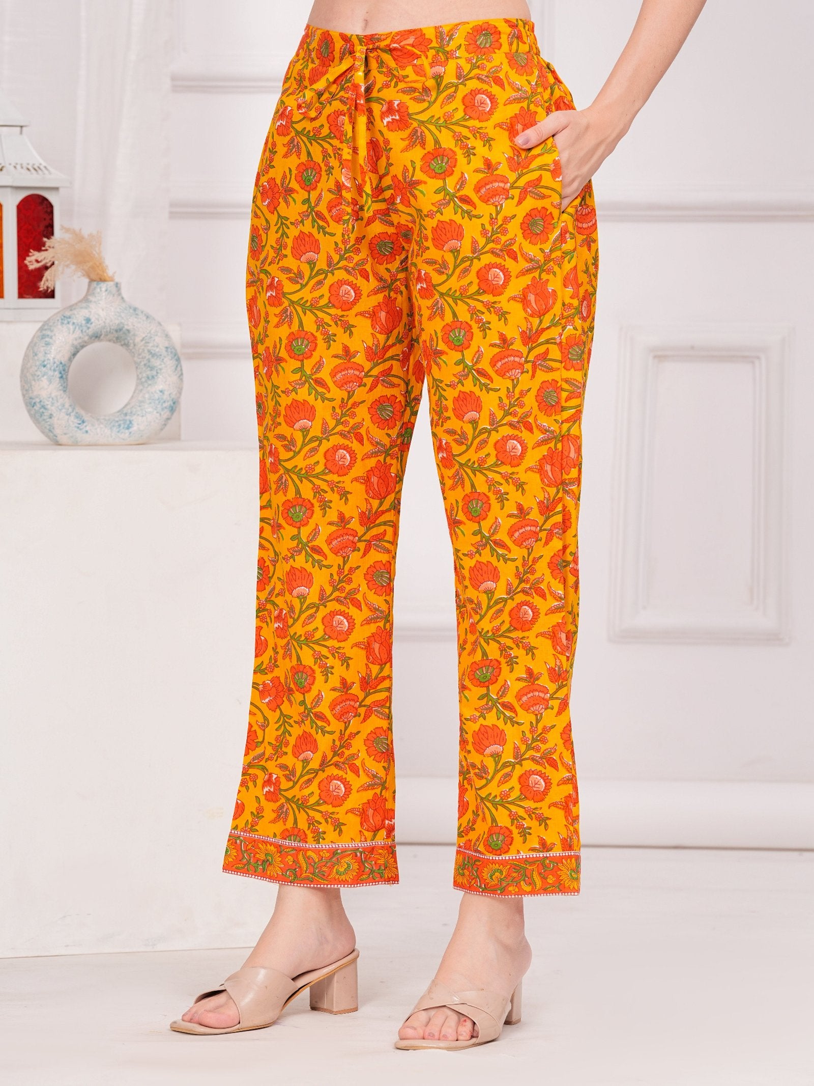 Maluka Women Cotton Floral Printed Co-Ord Set