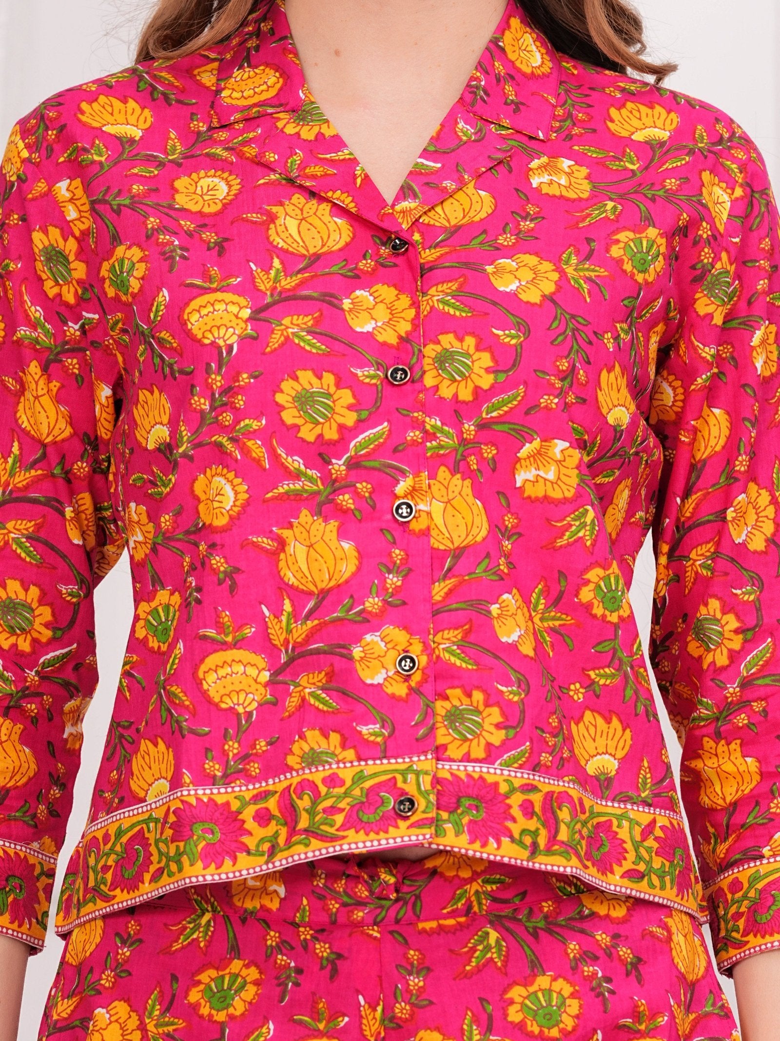 Maluka Women Cotton Floral Printed Co-Ord Set