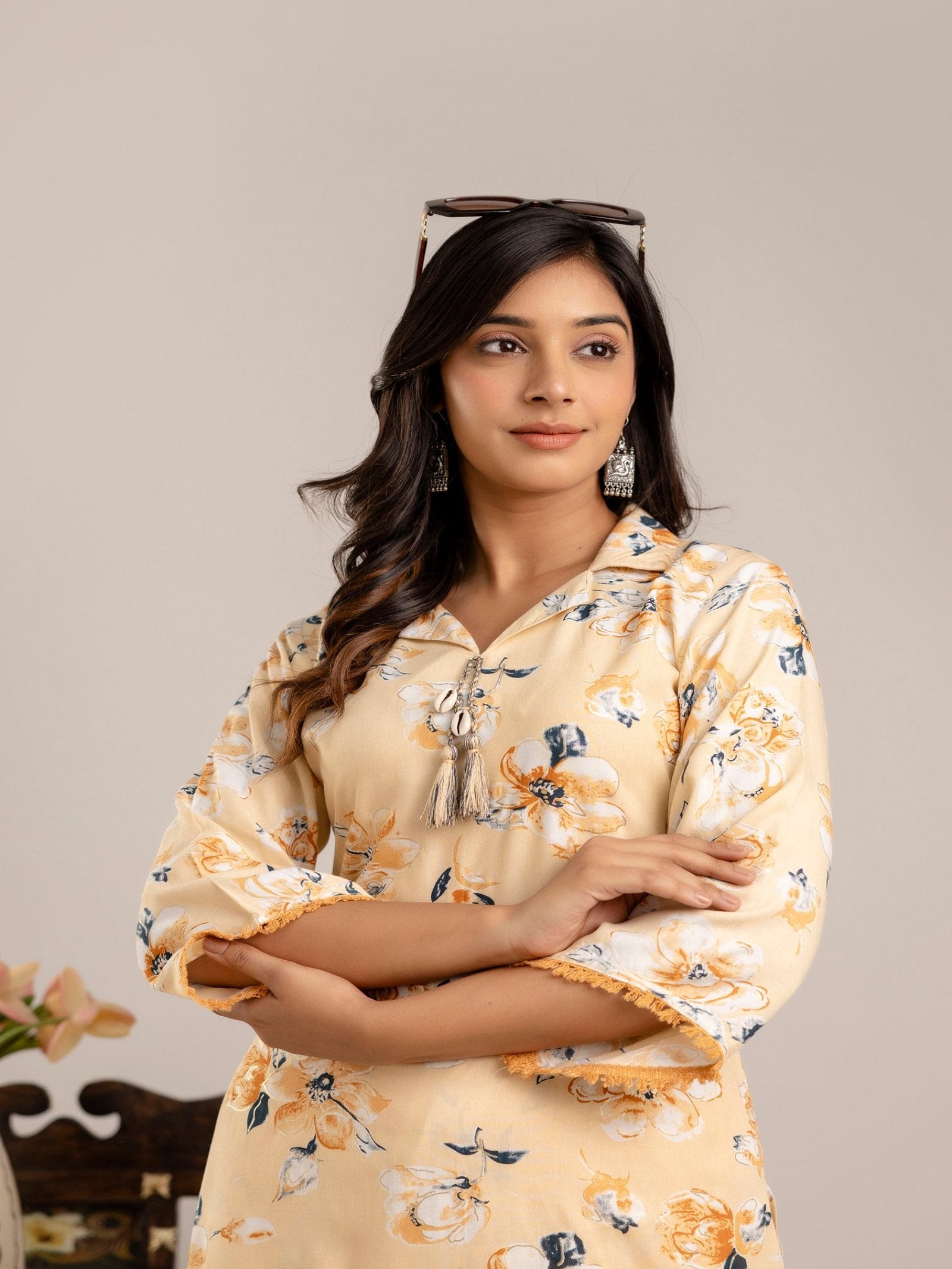 Maluka Women Rayon Foil Printed Co-ord Set