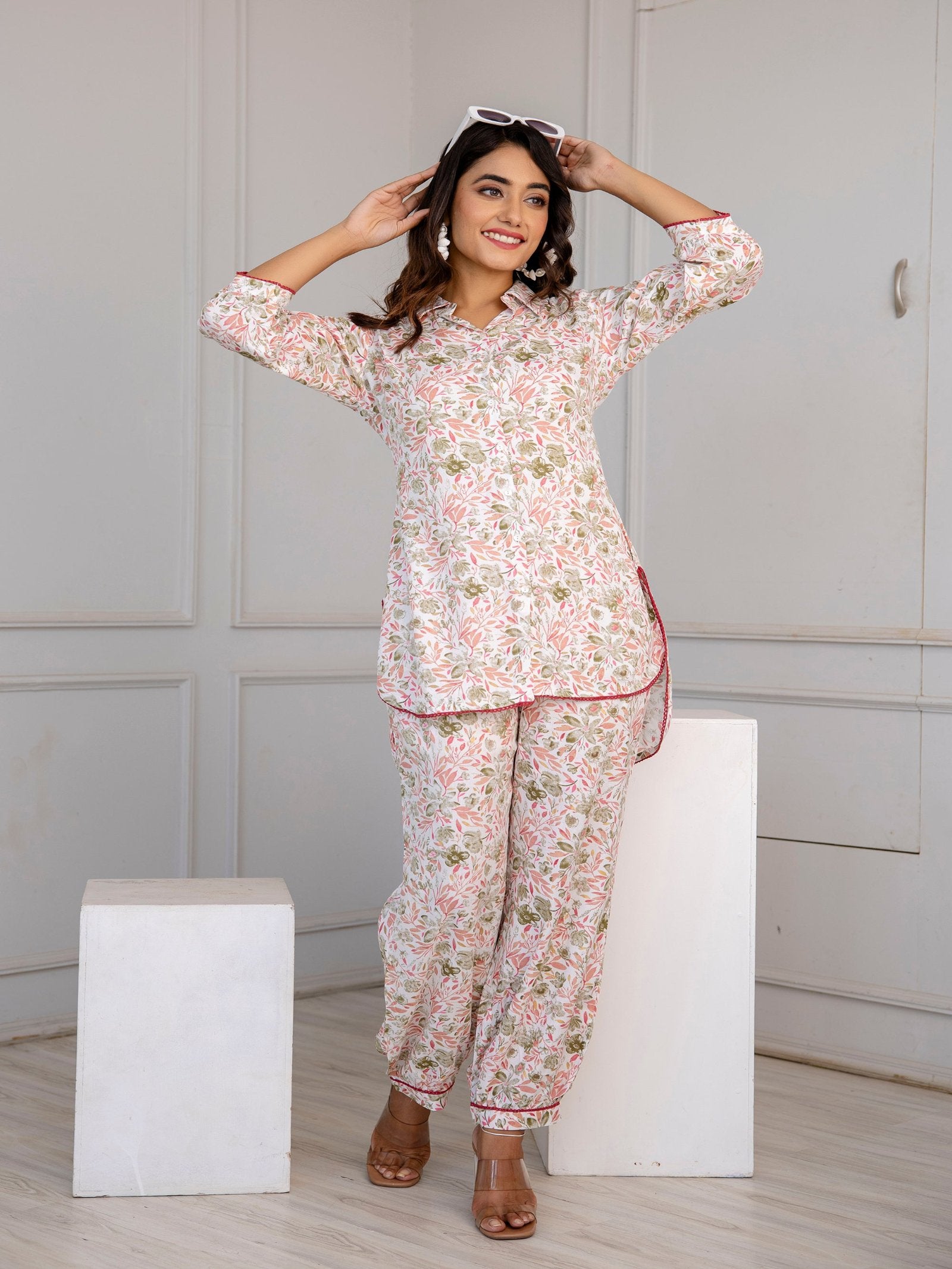Maluka Women Floral Printed Co-ords Set