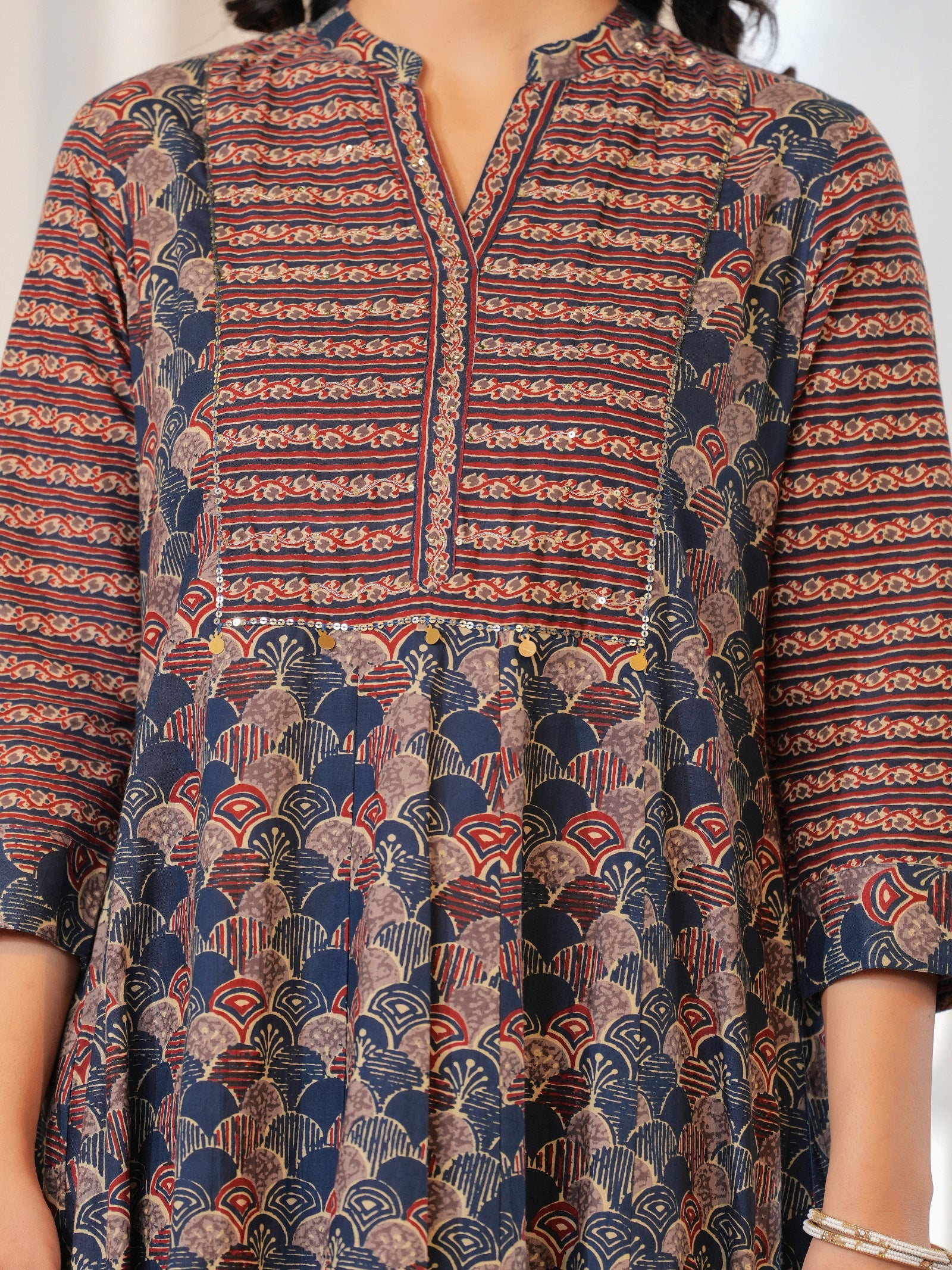 Maluka Women Cotton Printed Kurta Pant With Dupatta Set