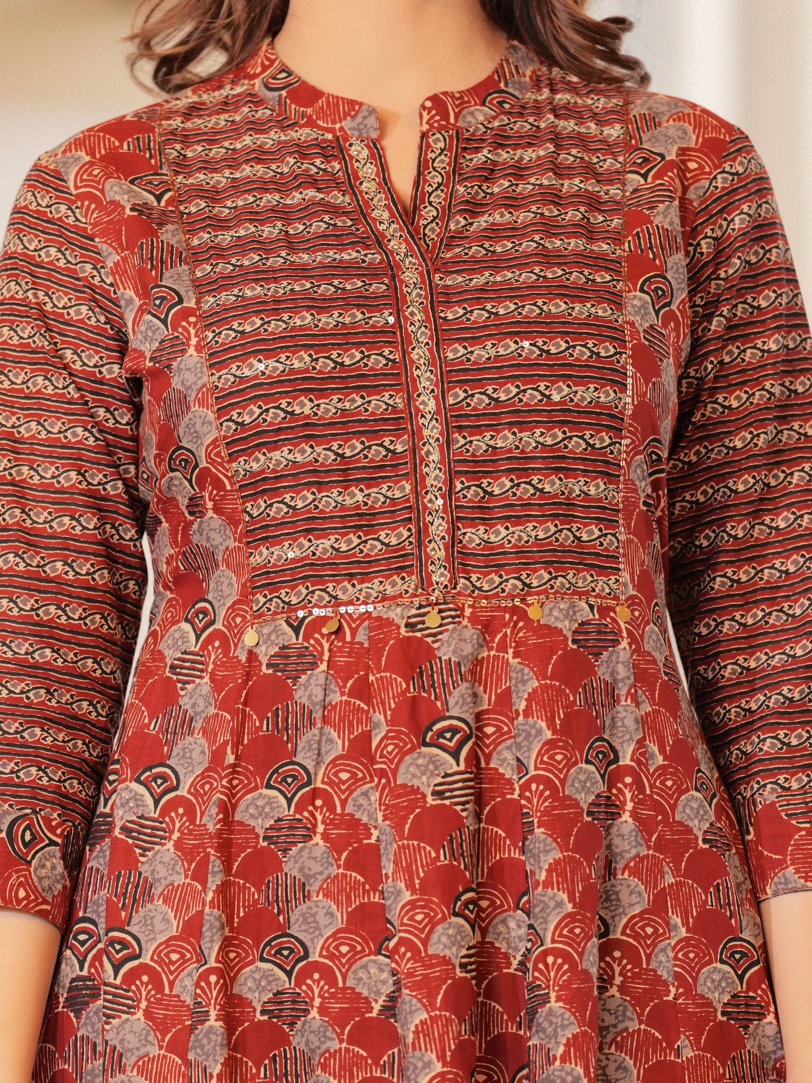 Maluka Women Cotton Floral Printed Kurta Pant With Dupatta Set
