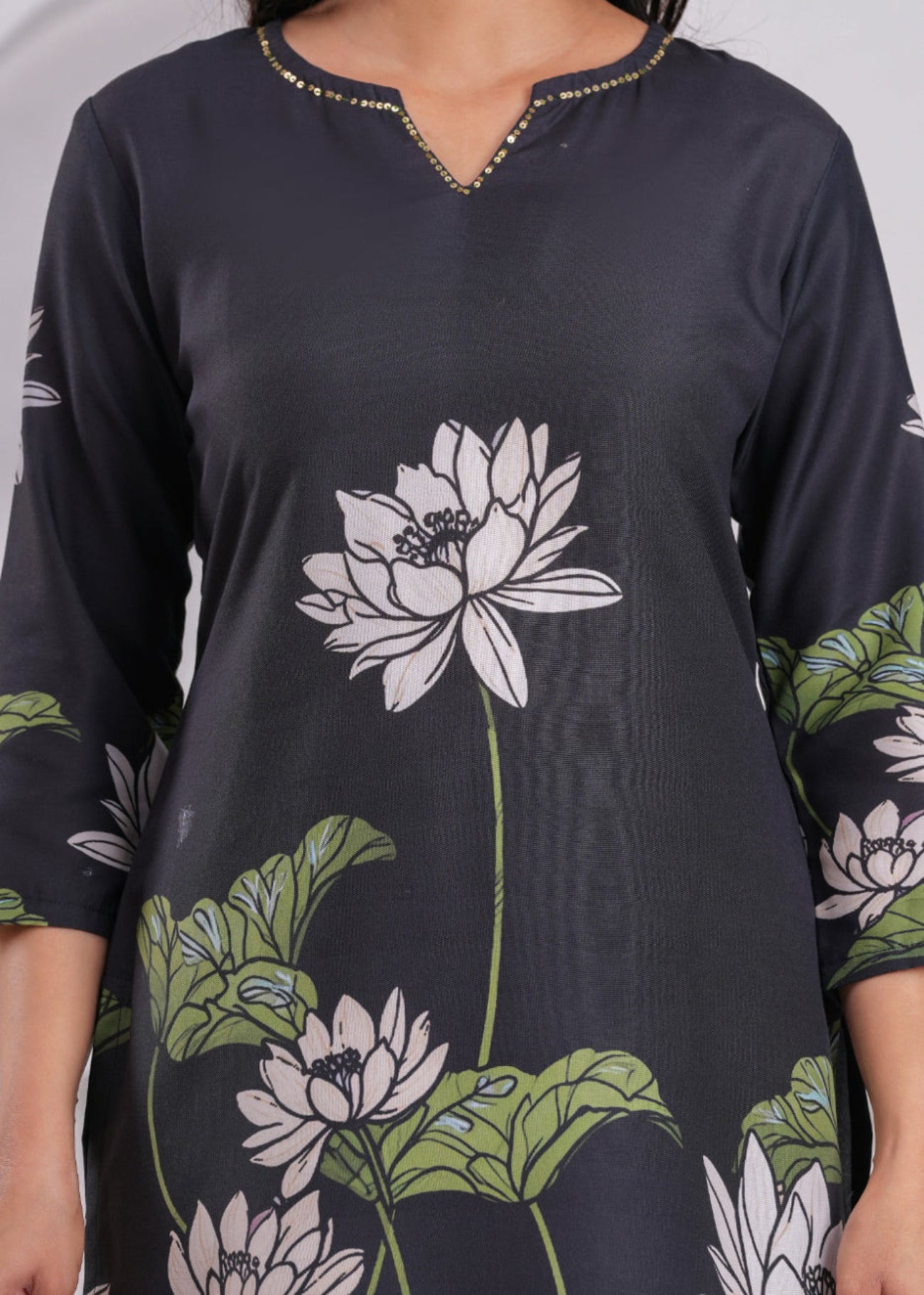 Maluka Women Cotton Printed Top Pant Co-ord Set