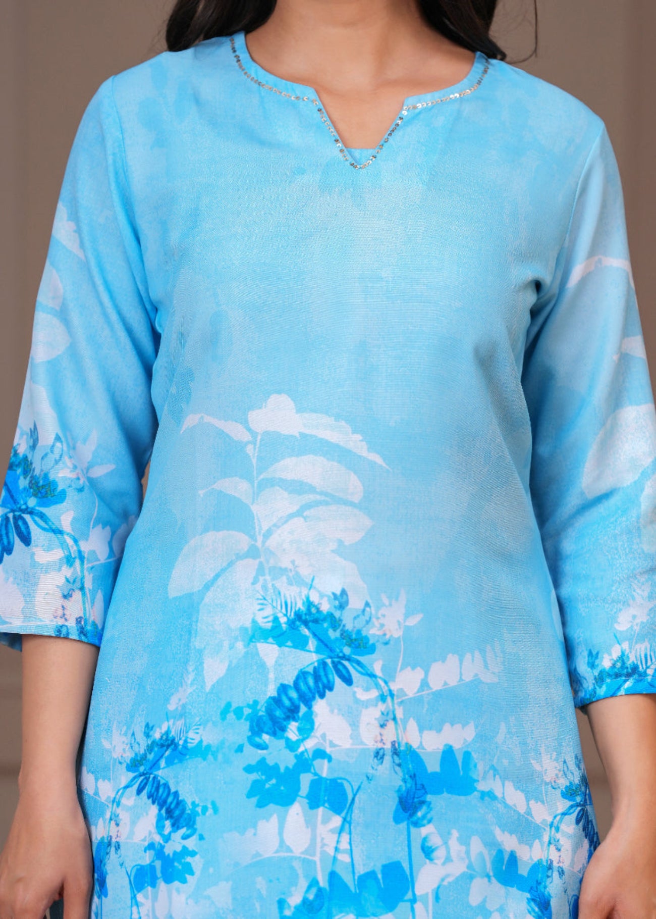 Maluka Women Cotton Printed Top Pant Co-ord Set